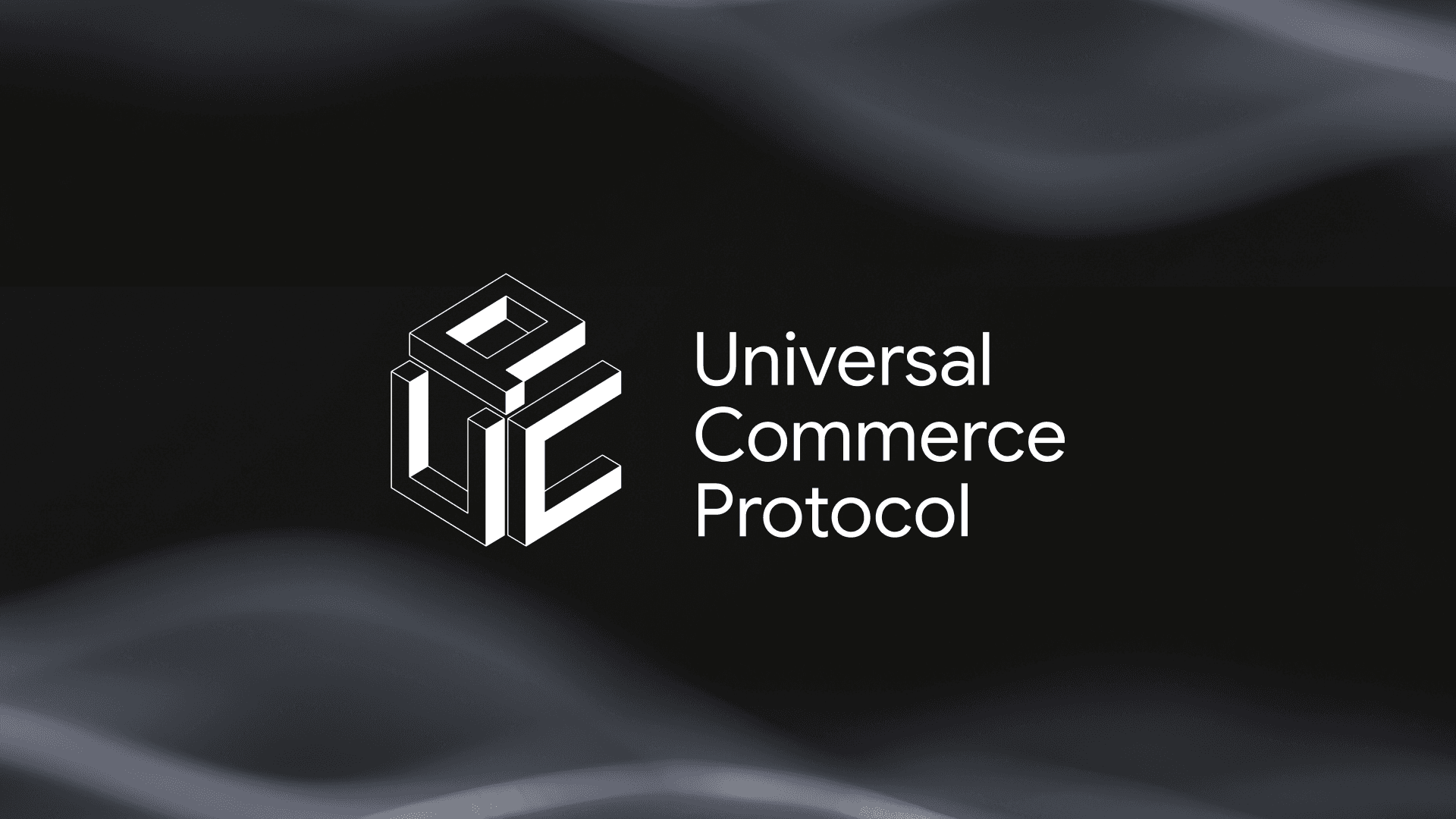 Universal Commerce Protocol (UCP) wordmark and title